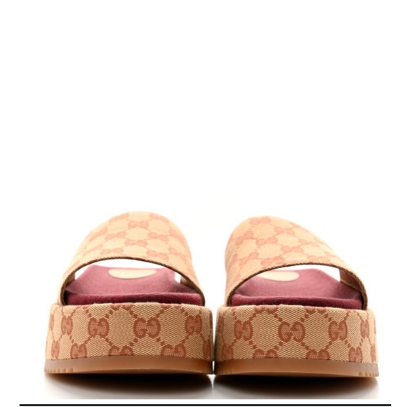 Gucci Supreme Angelina Platform Sandals Size 42 - Picture 3 of 8